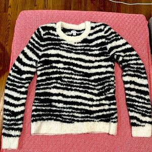 J crew zebra print sweater